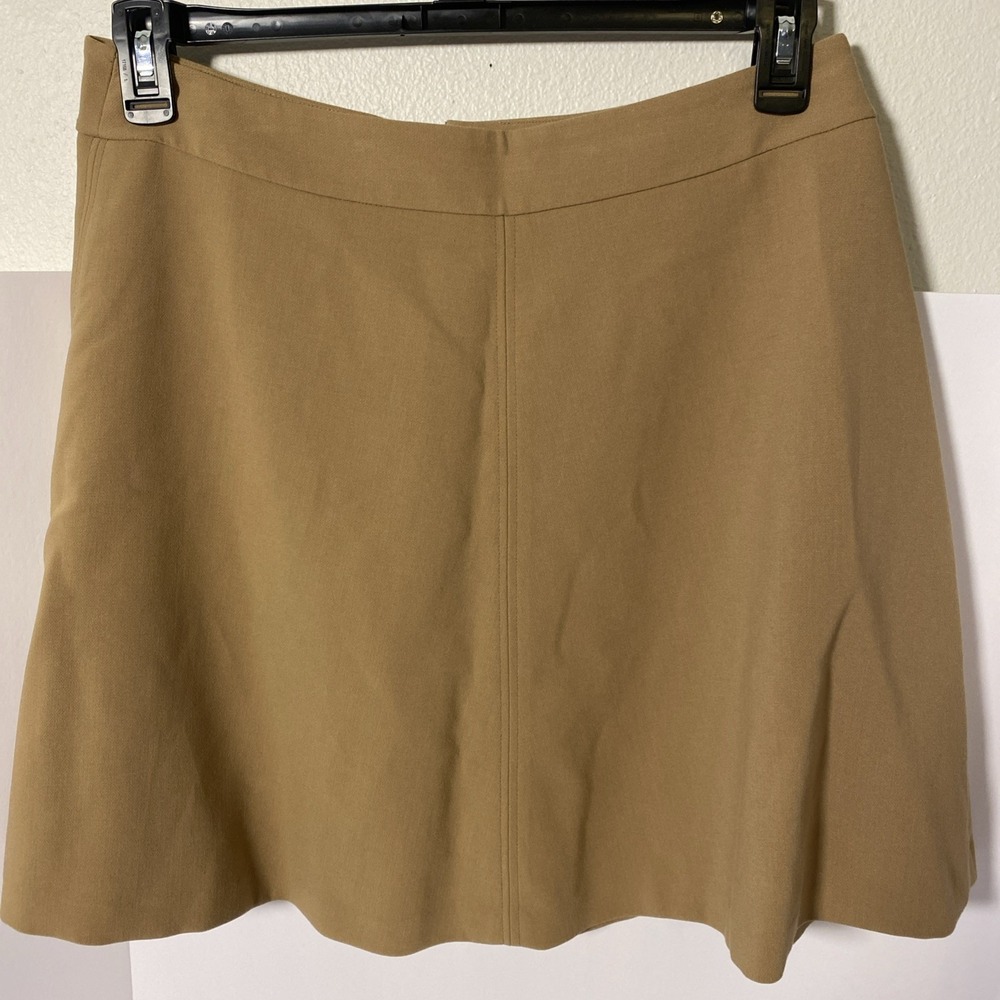 Ann Taylor LOFT Women's A Line Flare, Lined, Tan Skirt, Size 8 C1
